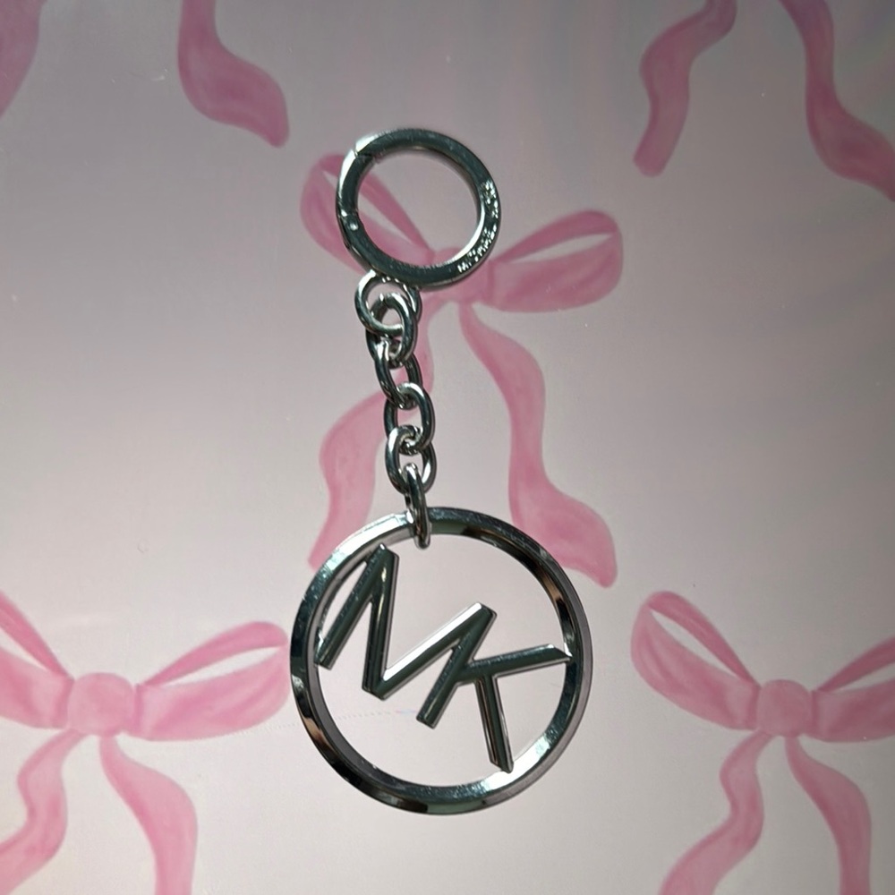 Michael Kors Silver Keychain